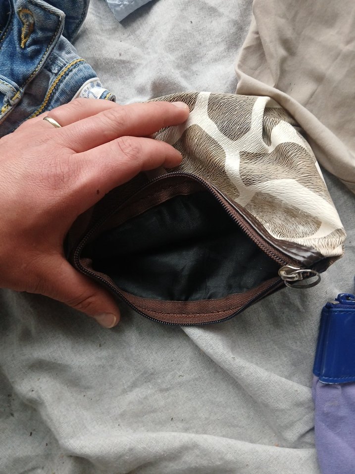 Fermuarlı Zebra Desenli Kahverengi Çocuk Cüzdanı - Görsel 3