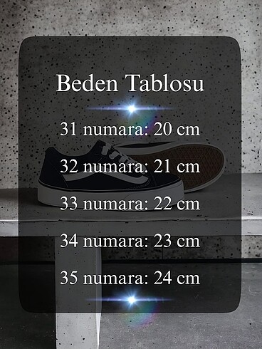 35 Beden siyah Renk Vans Ayakkabı