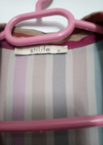 Çizgili Uzun Kollu Bohem Kadın Tunik - Görsel 2