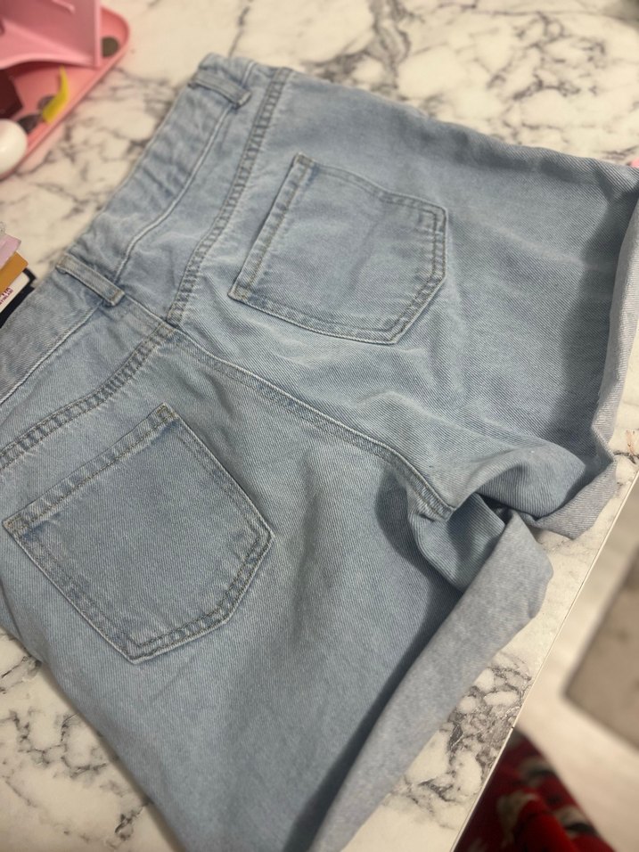 Kadın Denim Mini Şort - Görsel 3