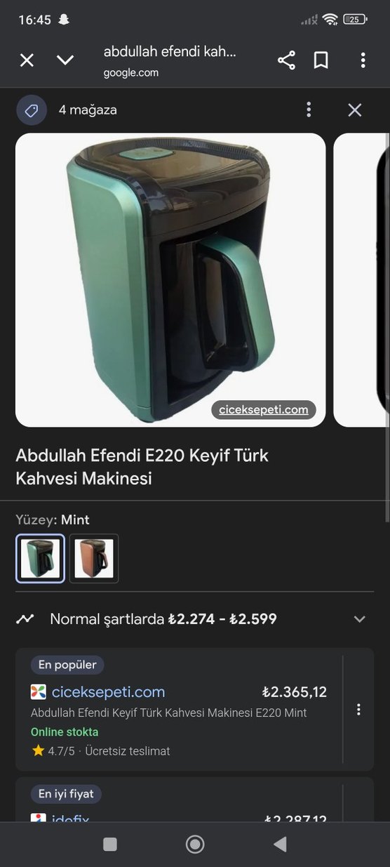 l Kahve Makinesi - Görsel 2