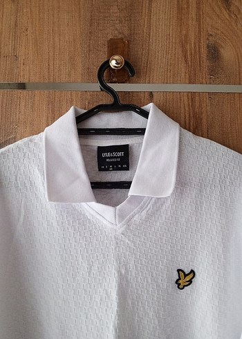 Beyaz Pamuklu Kısa Kollu Polo Tişört - Görsel 7