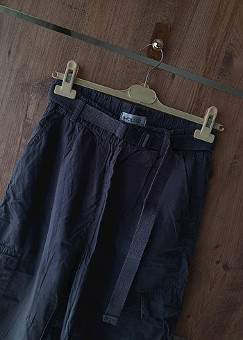 Gri Kemerli Boyfriend Pantolon - Görsel 5