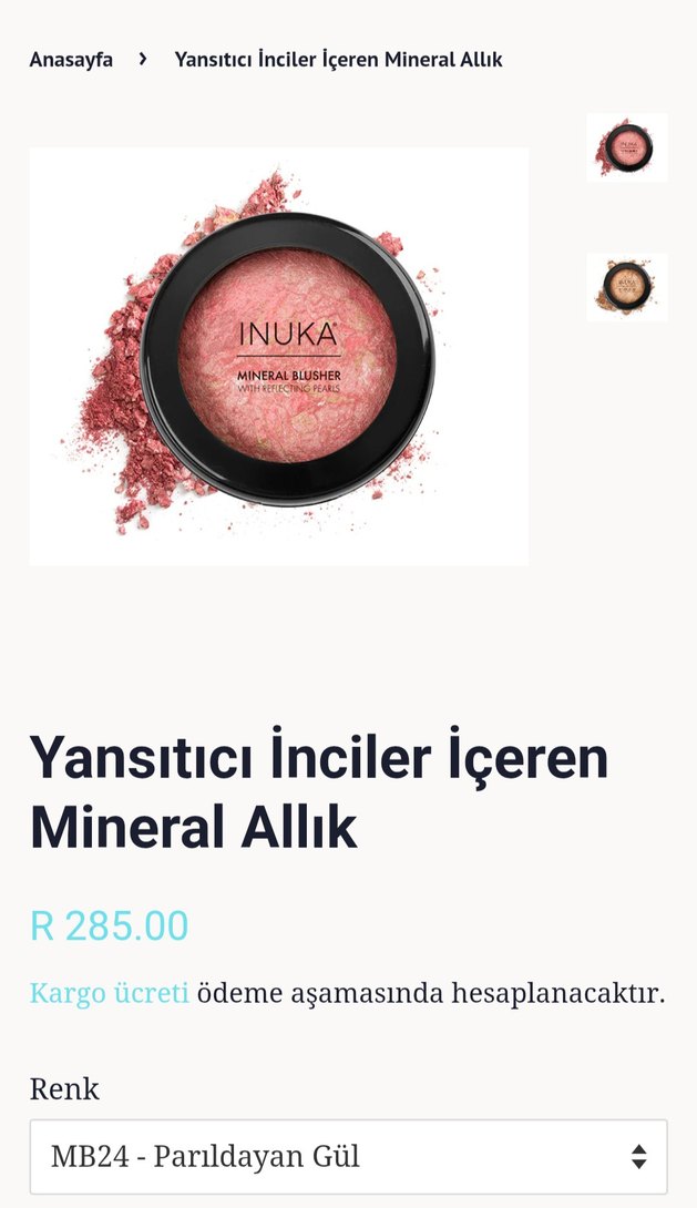 INUKA Mineral Pudra Siyah Kutuda - Görsel 4