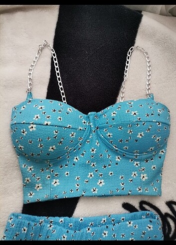 Zara etek crop takımı