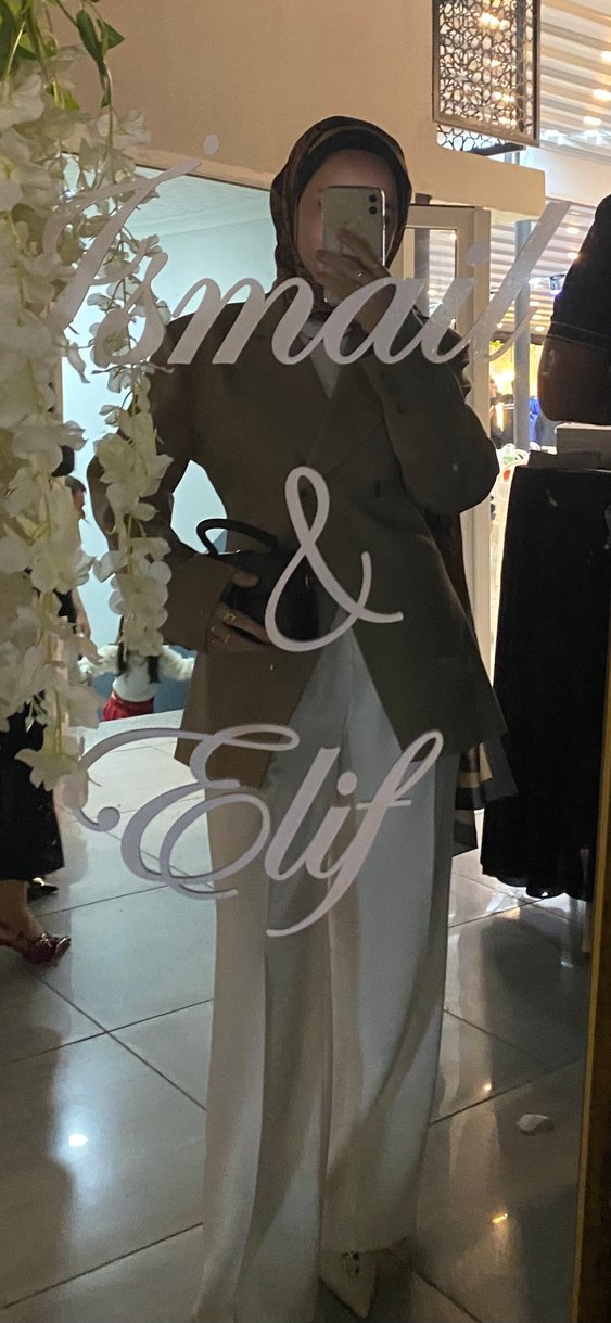 Camel Renkli Uzun Kollu Kadın Blazer MAİ COLLECTİON - Görsel 3