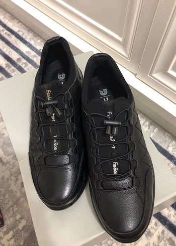 Siyah Erkek Spor Ayakkabı Bağcığı - Görsel 3