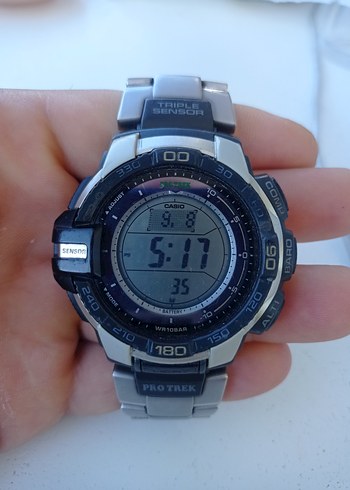 Casio Pro Trek Gri Dijital Erkek Saati