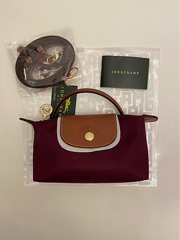 Longchamp Hakiki deri Bordo