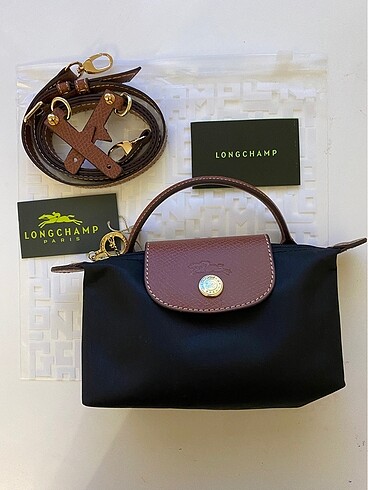  Beden ten rengi Renk Longchamp Siyah mini