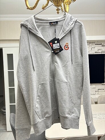 Gsstore Kapüşonlu fermuarlı orijinal sweatshirt