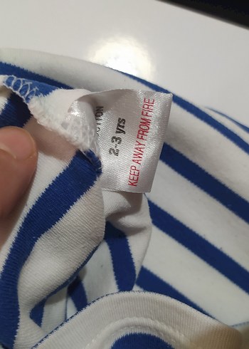 Mavi Çizgili bady - Görsel 3