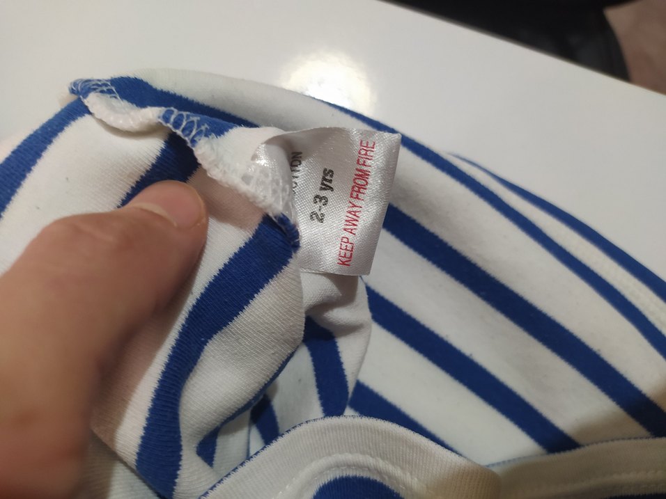 Mavi Çizgili bady - Görsel 3