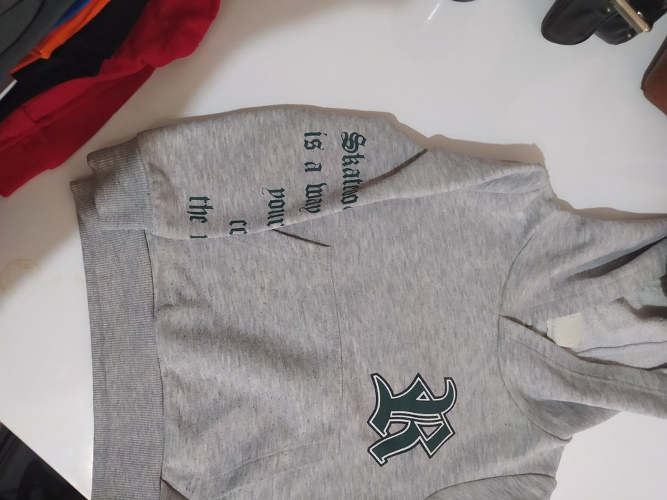 Gri Erkek Çocuk Baskılı Uzun Kollu Sweatshirt - Görsel 2