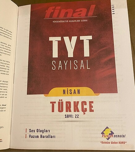 FİNAL SAYISAL TYT - AYT NİSAN DERGİSİ