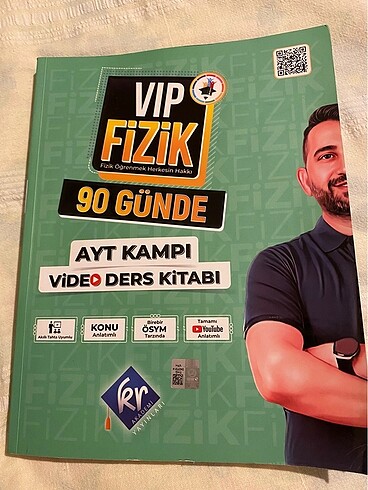 VIP FİZİK AYT 90 GÜN VİDEO DERS KİTABI