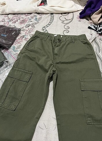 Haki kargo pantolon 