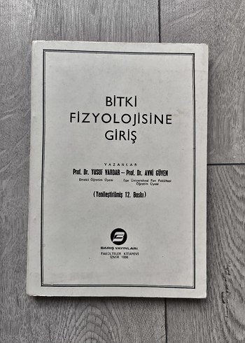 Bitki Fizyolojisine Giriş - Prof. Yusuf Vardar &Ayni Güven