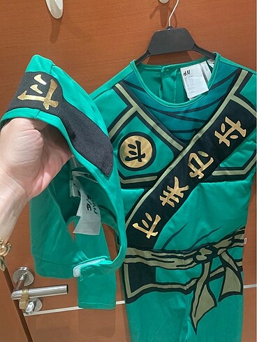 H&M H&M Lego Yeşil Ninja Lego Kostüm