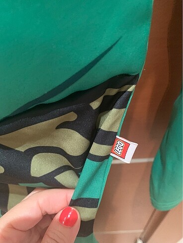 8 Yaş Beden H&M Lego Yeşil Ninja Lego Kostüm