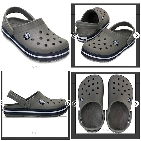 Crocs Crocband Clog T Smoke Navy Terlik