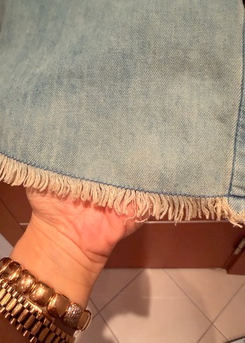 xs Beden Beymen Club XS Yakası Taşlı Denim Gömlek