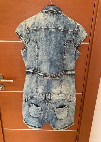 Polo Garage M Jean Şort Tulum - Görsel 6