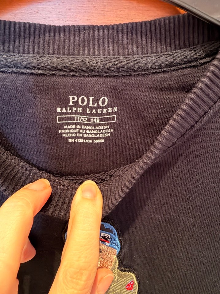 Polo Ralph Lauren Koyu Lacivert Sweatshirt - Görsel 4