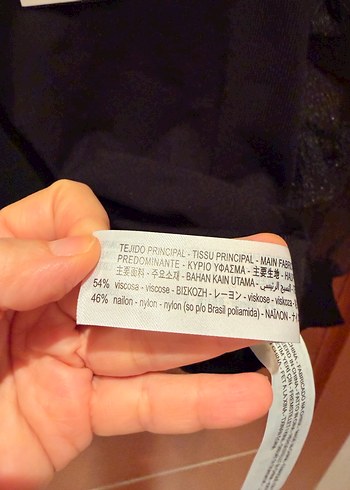 Zara S Siyah İnce Triko Kazak - Görsel 4