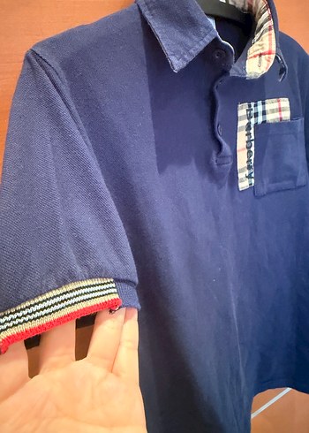 Kulübe Kids Burberry Lacivert Tişört - Görsel 5