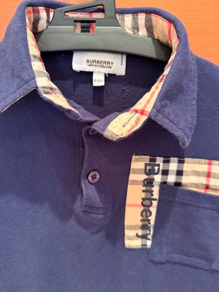 Kulübe Kids Burberry Lacivert Tişört - Görsel 3