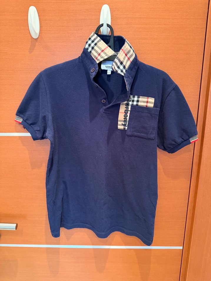 Kulübe Kids Burberry Lacivert Tişört - Görsel 2