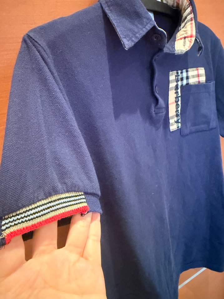 Kulübe Kids Burberry Lacivert Tişört - Görsel 5