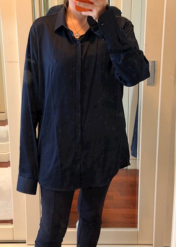 Pierre Cardin XL Erkek Lacivert Gömlek - Görsel 3