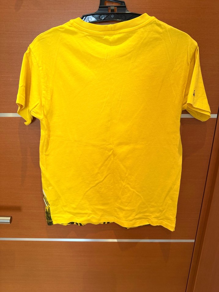 Benetton 8-9 Y Zebralı Sarı T-shirt - Görsel 3