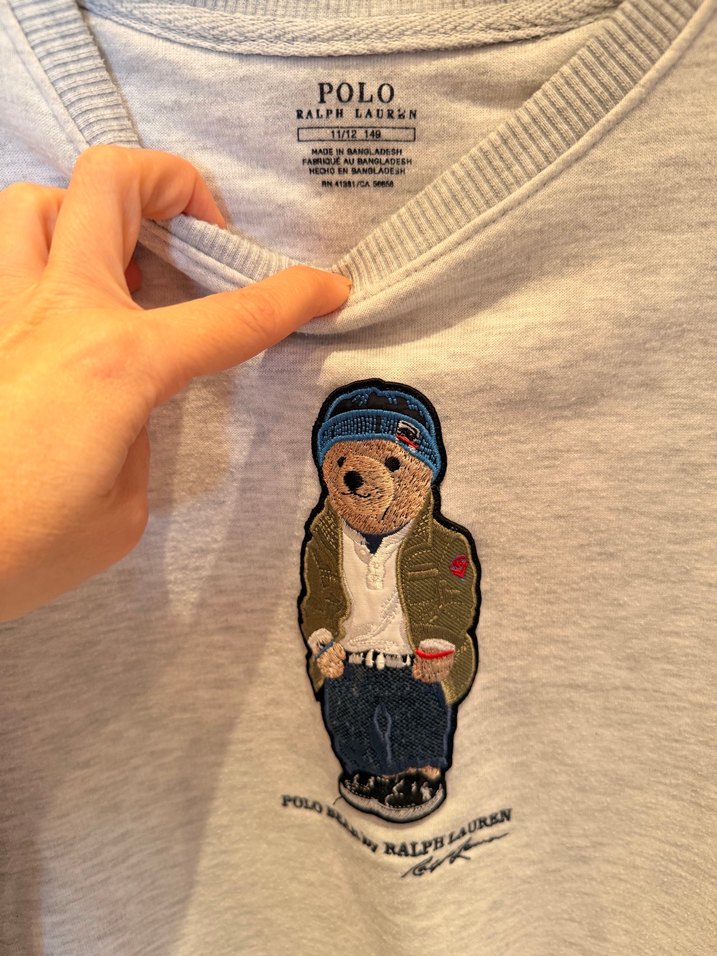 Polo Ralph Lauren Gri Unisex Sweatshirt - Görsel 2