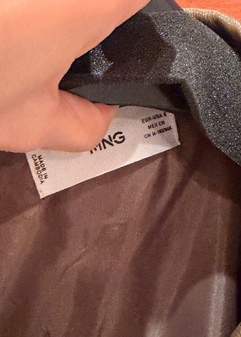 MNG S Haki Rugan Uzun Ceket - Görsel 7