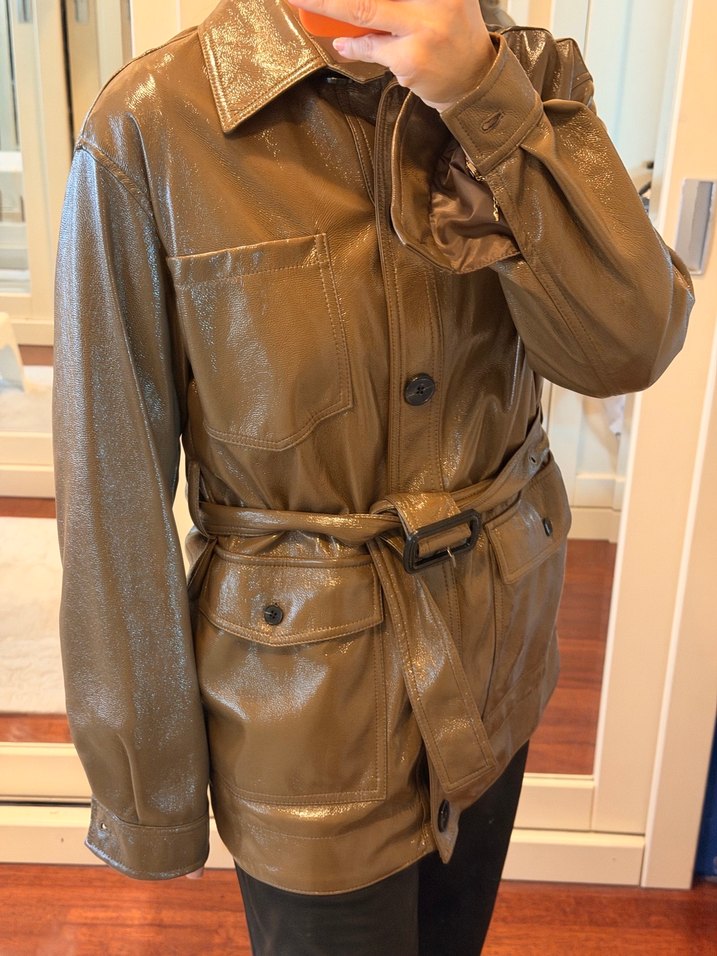 MNG S Haki Rugan Uzun Ceket - Görsel 2