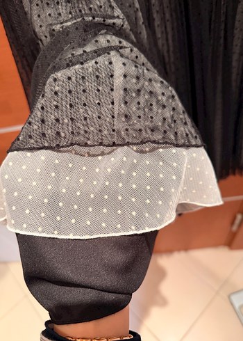 Beymen Club 34 Puantiye Pilili Midi Tül Etek - Görsel 7