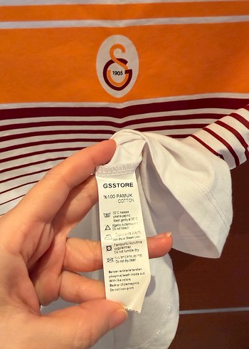 GS Store 11-12 Y Logolu Beyaz T-shirt - Görsel 4