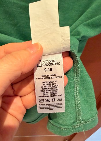 National Geographic 9-10 Yeşil T-shirt - Görsel 4