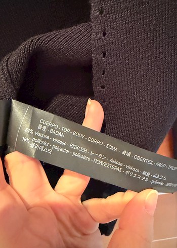 Zara S Siyah Hırka - Görsel 4