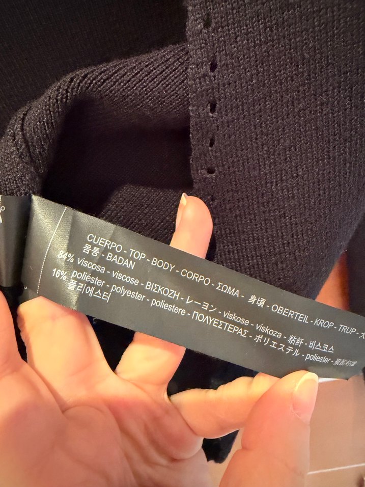 Zara S Siyah Hırka - Görsel 4