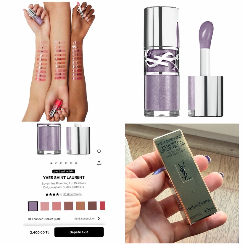 YSL Loveshine Plumping Lip Oil Gloss - Görsel 3