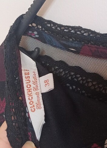 38 Beden çeşitli Renk C&A Çiçek Desenli Elbise
