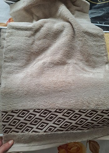 Maxstyle Bohem Desenli Bambu Hamam Seti - Görsel 5