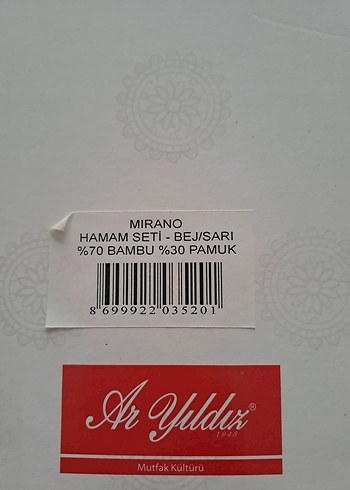 Maxstyle Bohem Desenli Bambu Hamam Seti - Görsel 7