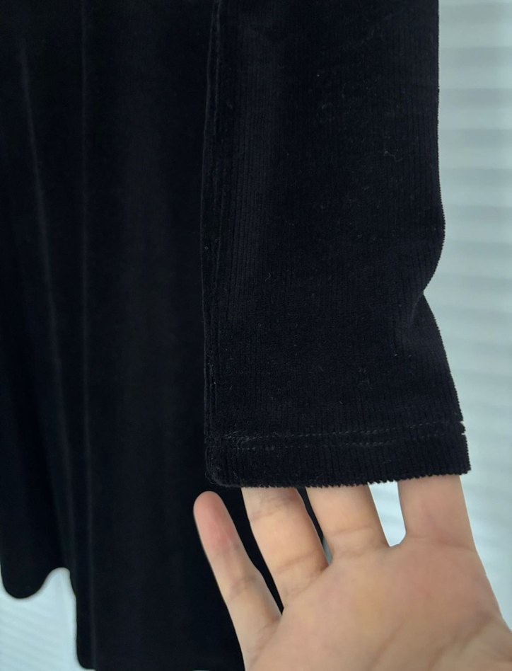 kadife elbise - Görsel 2