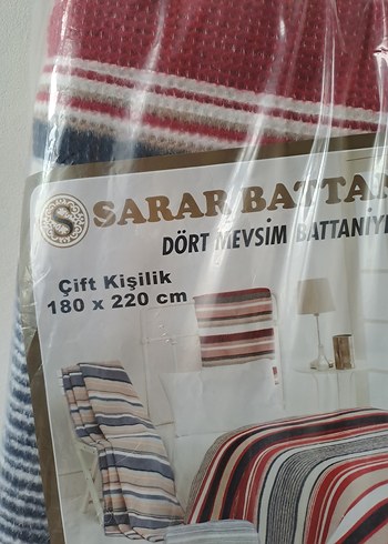 Çift Kişilik Çok Renkli Baskılı Battaniye 180x220 cm - Görsel 3
