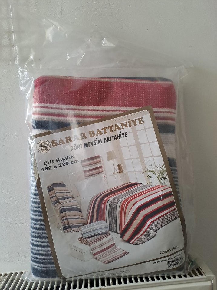 Çift Kişilik Çok Renkli Baskılı Battaniye 180x220 cm - Görsel 2